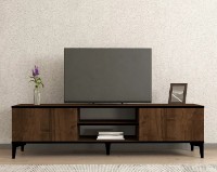 Тумба под ТВ Trendy Erem Walnut/Black 180x49.6x40cm GTR006418