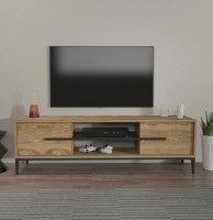 Тумба под ТВ Trendy Eslem Oak/Black 120x43.6x29.6cm GTR006332
