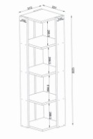 Etajeră Trendy Venita White 120x33.1x31.3cm GTR006072 imaginea #6 — magazin online Desire.md