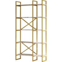 Etajeră Trendy VG4-GE Gold/White Marble 175x87.5x30cm GTR000492 imaginea #3 — magazin online Desire.md