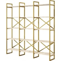 Etajeră Trendy VG6-GE Gold/White Marble 175x170x30cm GTR000495 imaginea #3 — magazin online Desire.md