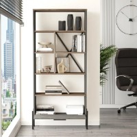 Etajeră Trendy VS4-CGA Brown/Grey/Anthracit 160.8x75.5x25.5cm GTR000488 imaginea #3 — magazin online Desire.md