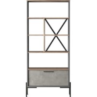 Etajeră Trendy VS4-CGA Brown/Grey/Anthracit 160.8x75.5x25.5cm GTR000488 imaginea #2 — magazin online Desire.md