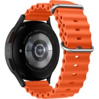 Curea Hoco WH01 Flexible Series Marine Double Buckle Silicone Watchband 22mm Orange