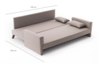 Canapea Trendy Bella Cream 208x85x81cm GTR003037 imaginea #5 — magazin online Desire.md