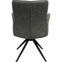 Стул Deco Queen Stofa + Piele C2532V Grey (FQENSP-ERF-GRY) фото №3 — интернет-магазин Desire.md