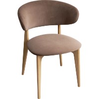 Стул Deco Roses Royal Velvet 4 + Natural Legs