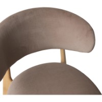 Стул Deco Roses Royal Velvet 4 + Natural Legs фото №2 — интернет-магазин Desire.md