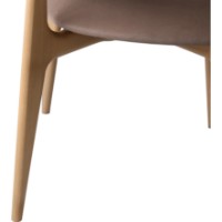 Стул Deco Roses Royal Velvet 4 + Natural Legs фото №3 — интернет-магазин Desire.md