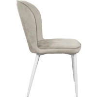 Стул Deco Tusk Catifea Camel HLR7 + White Legs фото №2 — интернет-магазин Desire.md