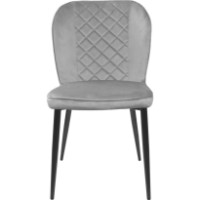 Стул Deco Tusk Catifea Grey HLR21/Black Legs (STSKC-LJG-GRYBLK21) фото №2 — интернет-магазин Desire.md