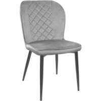 Стул Deco Tusk Catifea Grey HLR21/Black Legs (STSKC-LJG-GRYBLK21) фото №1 — интернет-магазин Desire.md