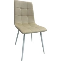 Стул Magnusplus DC 6401 Velour Ivory Nr.4 White Base