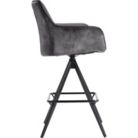 Scaun de bar Deco Queen B2193 Anthracite imaginea #2 — magazin online Desire.md