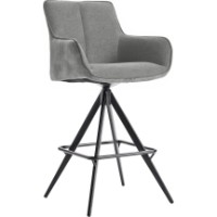 Scaun de bar Deco Queen B2193 Gray imaginea #1 — magazin online Desire.md