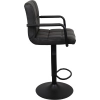 Scaun de bar Deco SB-042 BlackPU Black Leg Black (SB042PU-ASPF-BLK) imaginea #2 — magazin online Desire.md