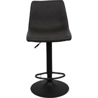 Барный стул Deco SB-91 Black Grey/Black Leg (SB042-ASPF-GRY) фото №3 — интернет-магазин Desire.md
