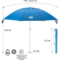 Umbrelă de gradină Nils NC7822 Blue imaginea #8 — magazin online Desire.md