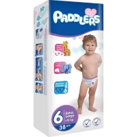Подгузники Paddlers Jumbo XLarge 6/38pcs фото №1 — интернет-магазин Desire.md