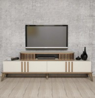 Comodă TV Trendy Eylul Cream/Walnut 168x51.6x39cm GTR000139