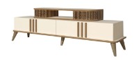 Comodă TV Trendy Eylul Cream/Walnut 168x51.6x39cm GTR000139 imaginea #3 — magazin online Desire.md