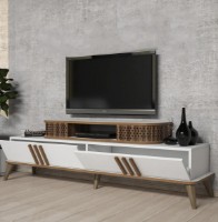 Comodă TV Trendy Eylul White/Walnut 168x51.6x39cm GTR000142 imaginea #5 — magazin online Desire.md