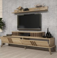 Comodă TV Trendy Eylul Oak/Walnut 168x51.6x39cm GTR000144 imaginea #4 — magazin online Desire.md