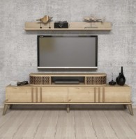 Comodă TV Trendy Eylul Oak/Walnut 168x51.6x39cm GTR000144