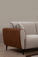 Canapea Trendy Aren Beige/Cinnamon 215x85x85cm GTR003032 imaginea #2 — magazin online Desire.md