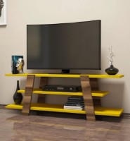 Comodă TV Trendy Floare Yellow/Walnut 120x42x33.6cm GTR000048 imaginea #4 — magazin online Desire.md
