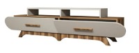 Comodă TV Trendy Flora Walnut/Cream 205x50x36.8cm GTR000094 imaginea #2 — magazin online Desire.md