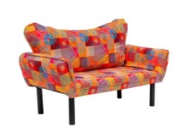 Canapea Trendy Chatto Patchwork 140x70x65cm GTR002985 imaginea #3 — magazin online Desire.md