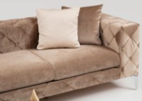 Canapea Trendy Como Dark Cream 344x90x72cm GTR003704 imaginea #2 — magazin online Desire.md