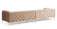 Canapea Trendy Como Dark Cream 344x90x72cm GTR003704 imaginea #6 — magazin online Desire.md