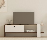 Comodă TV Trendy Gaye Walnut/White 120x36.8x25cm GTR006335