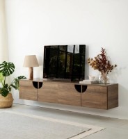 Comodă TV Trendy Grotte Walnut 180x35x35cm GTR000336