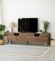 Comodă TV Trendy Grotte Walnut 180x50x35cm GTR000337