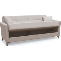 Canapea Trendy Diez Beige 210x80x80cm GTR005135 imaginea #2 — magazin online Desire.md