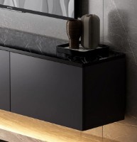 Comodă TV Trendy Iluminat cu neon Anthracit 160x35x32cm GTR000199 imaginea #2 — magazin online Desire.md