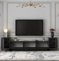 Comodă TV Trendy Imaj Anthracit/Gold/Black 260x60x35cm GTR006462 imaginea #3 — magazin online Desire.md