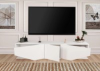 Comodă TV Trendy Inci White 180x40x30cm GTR006363 imaginea #2 — magazin online Desire.md