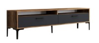 Comodă TV Trendy Istanbul Walnut/Anthracit/Black 180x47x35cm GTR000102 imaginea #4 — magazin online Desire.md