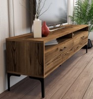 Comodă TV Trendy Istanbul Walnut/Black 180x47x35cm GTR000101 imaginea #3 — magazin online Desire.md