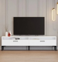 Comodă TV Trendy Istanbul White/Black 180x47x35cm GTR000107