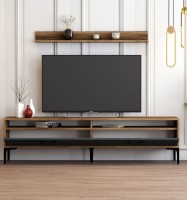 Comodă TV Trendy Istanbul Walnut/Anthracit/Black 180x47x35cm GTR000115 imaginea #2 — magazin online Desire.md