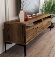 Comodă TV Trendy Istanbul Walnut/Black 180x47x35cm GTR000114 imaginea #3 — magazin online Desire.md