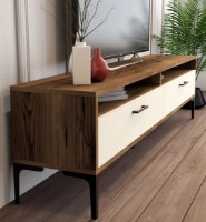 Comodă TV Trendy Istanbul Walnut/Cream/Black 180x47x35cm GTR000744 imaginea #3 — magazin online Desire.md