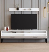 Comodă TV Trendy Istanbul White/Black 180x47x35cm GTR000119 imaginea #2 — magazin online Desire.md