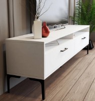Comodă TV Trendy Istanbul White/Black 180x47x35cm GTR000119 imaginea #3 — magazin online Desire.md