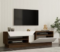 Comodă TV Trendy Koza Walnut/White 160x45x40cm GTR000370 imaginea #2 — magazin online Desire.md